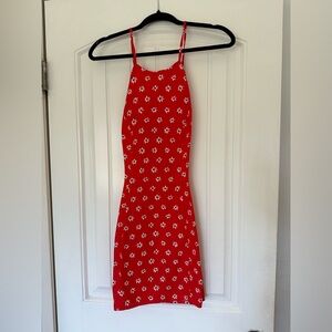 Zara Red Flower Dress